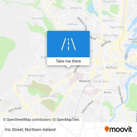 Iris Street map