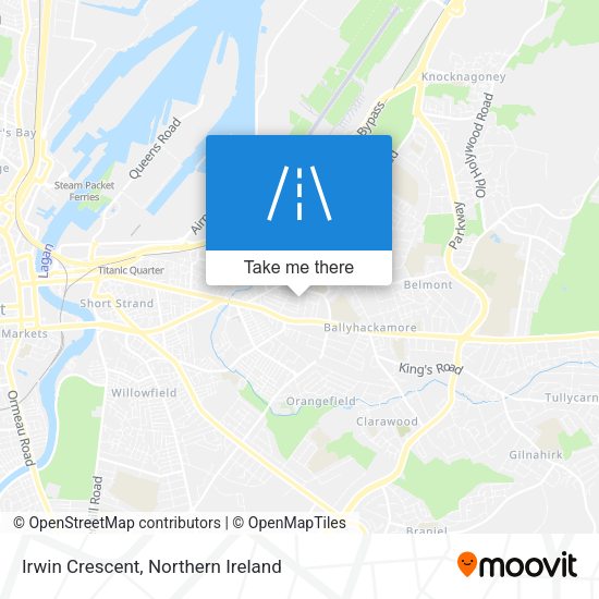Irwin Crescent map