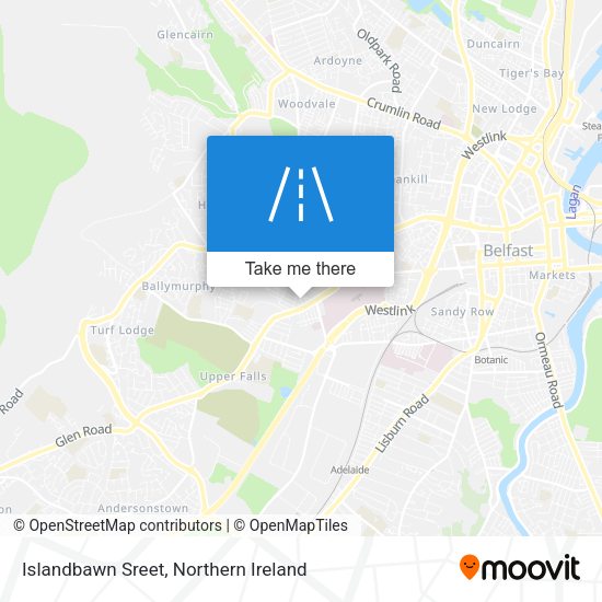 Islandbawn Sreet map