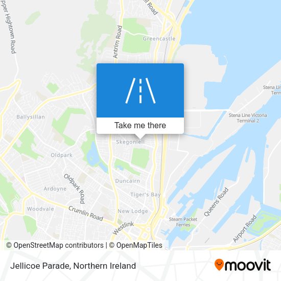 Jellicoe Parade map
