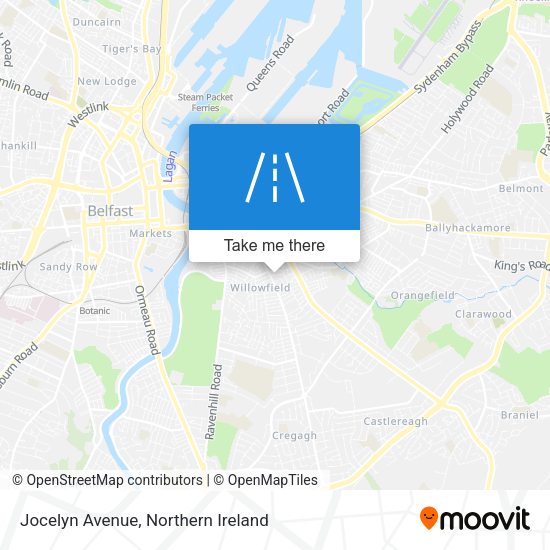 Jocelyn Avenue map