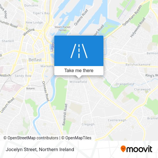 Jocelyn Street map