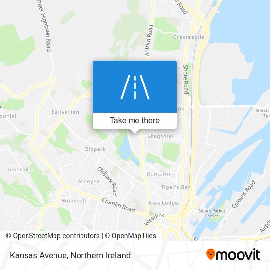 Kansas Avenue map