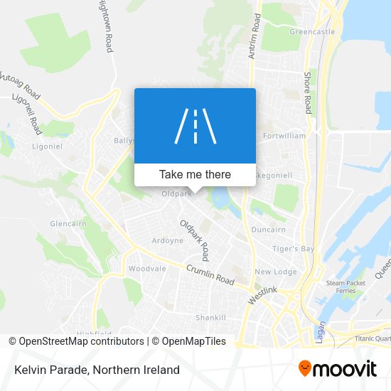 Kelvin Parade map