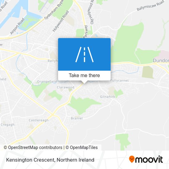 Kensington Crescent map
