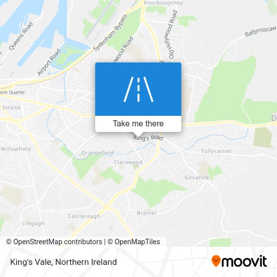 King's Vale map
