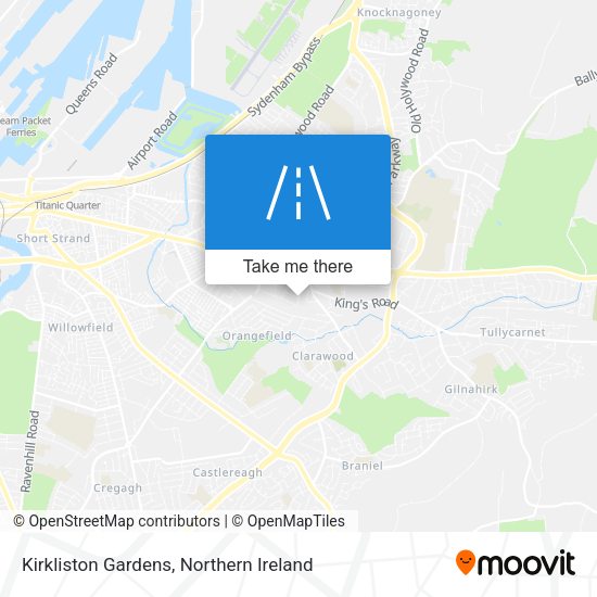 Kirkliston Gardens map