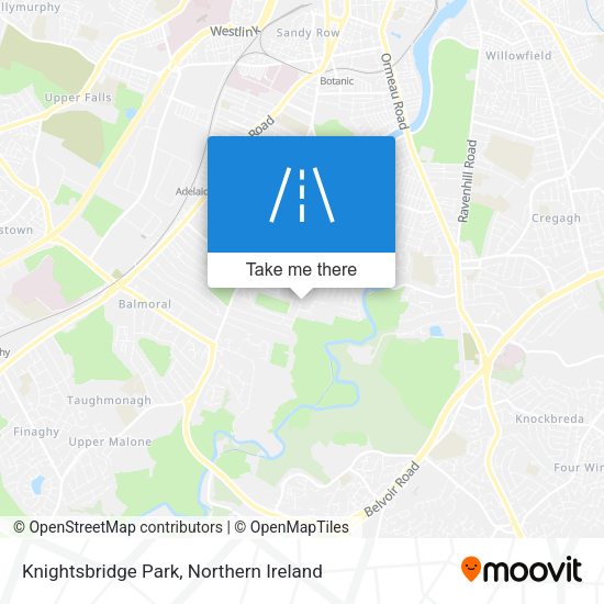 Knightsbridge Park map