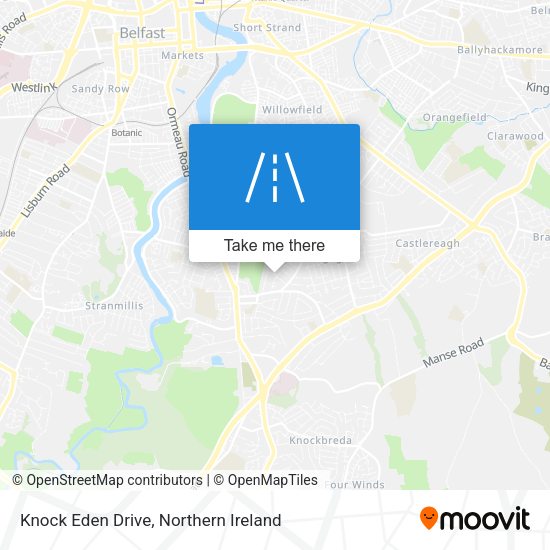 Knock Eden Drive map