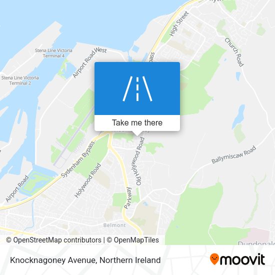 Knocknagoney Avenue map