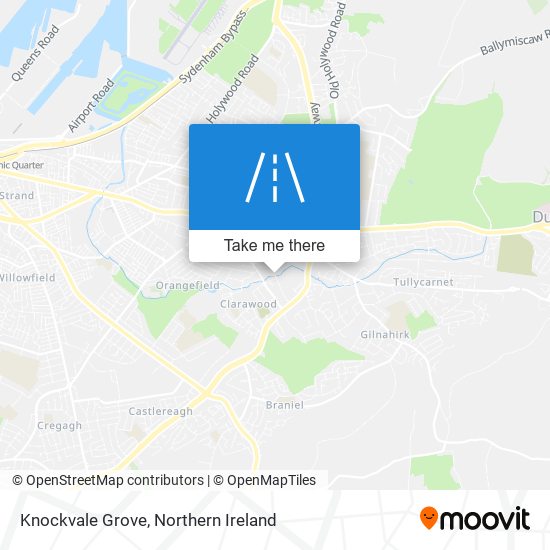 Knockvale Grove map