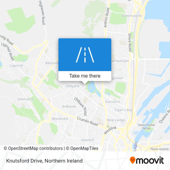 Knutsford Drive map