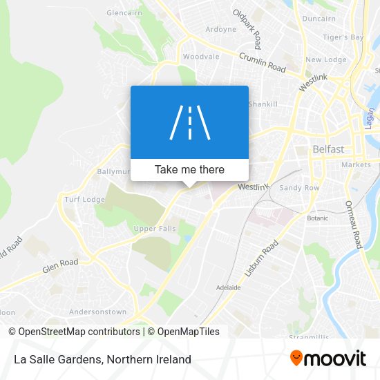 La Salle Gardens map