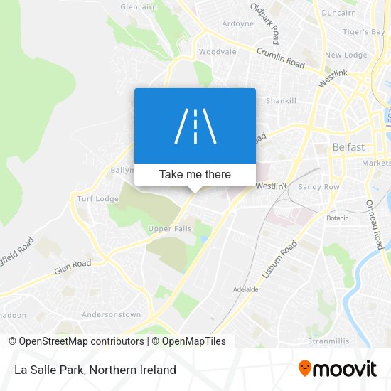 La Salle Park map