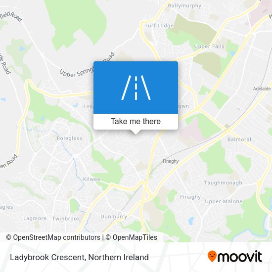 Ladybrook Crescent map