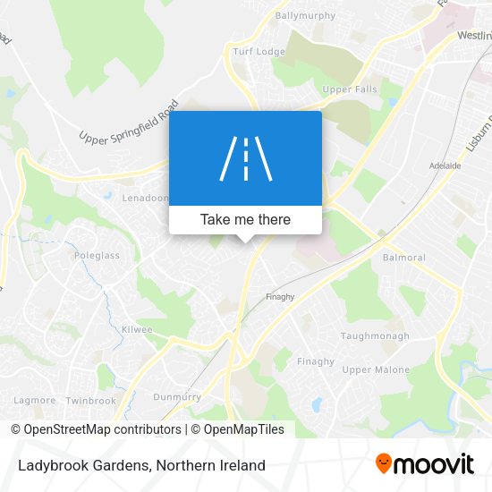 Ladybrook Gardens map