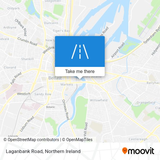 Laganbank Road map