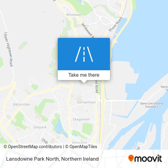 Lansdowne Park North map