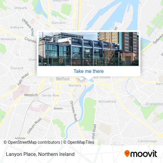 Lanyon Place map