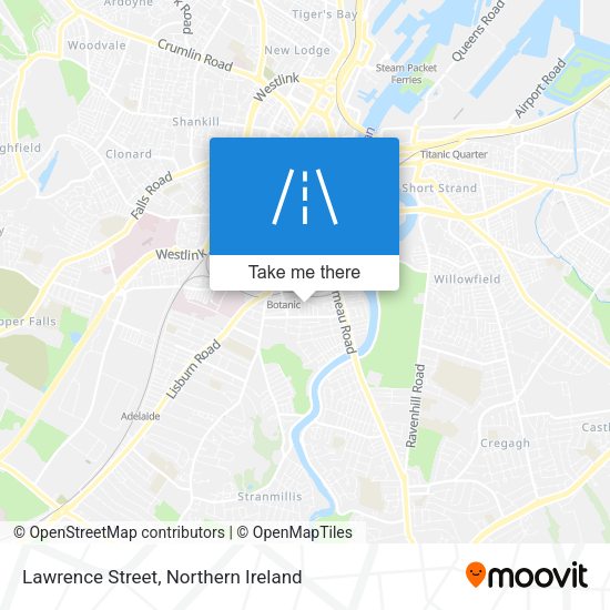 Lawrence Street map