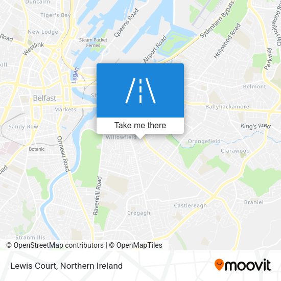 Lewis Court map