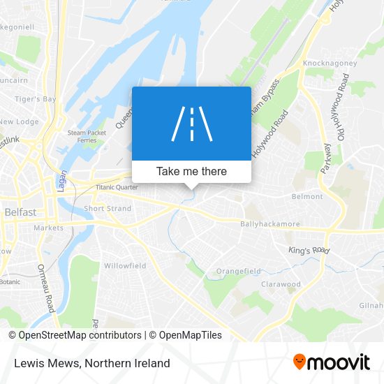 Lewis Mews map