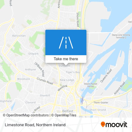 Limestone Road map