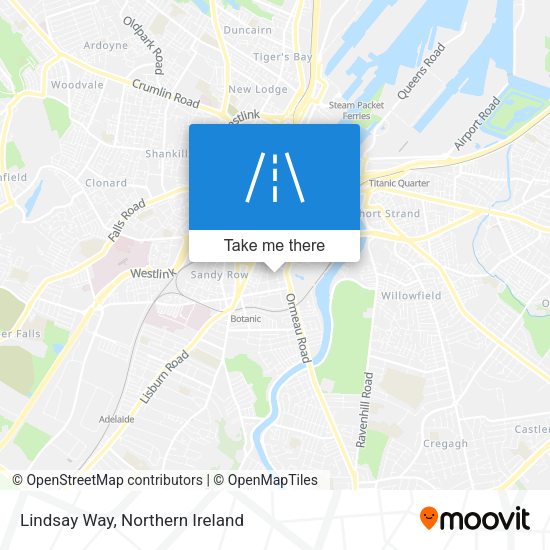 Lindsay Way map