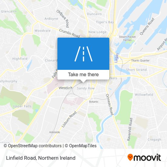 Linfield Road map
