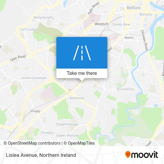 Lislea Avenue map