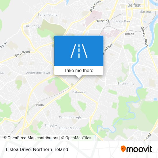 Lislea Drive map