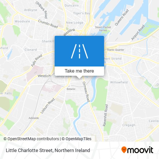 Little Charlotte Street map