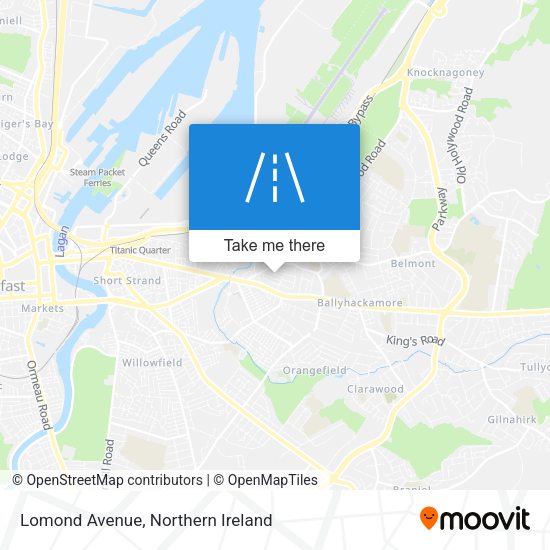 Lomond Avenue map
