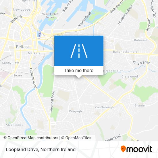 Loopland Drive map