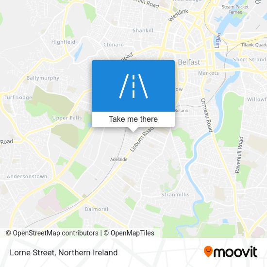 Lorne Street map