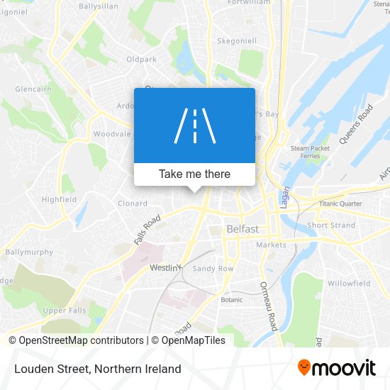 Louden Street map