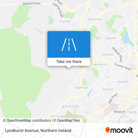 Lyndhurst Avenue map