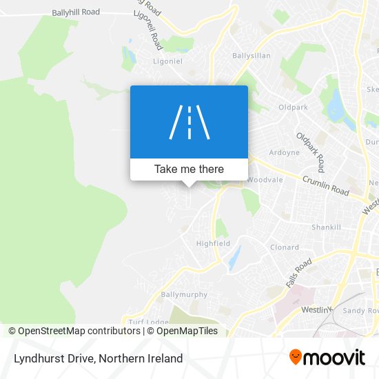 Lyndhurst Drive map