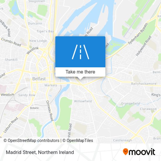 Madrid Street map