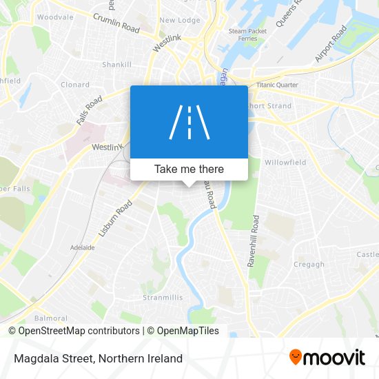 Magdala Street map