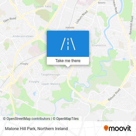 Malone Hill Park map