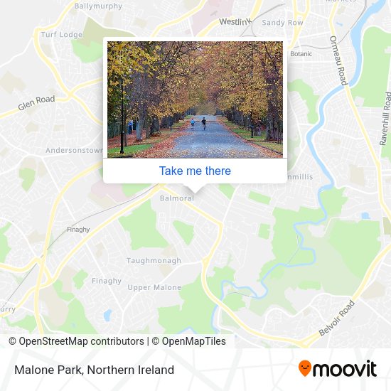 Malone Park map