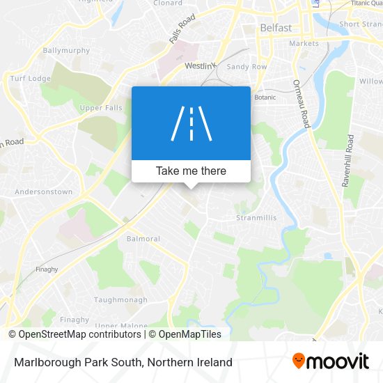 Marlborough Park South map