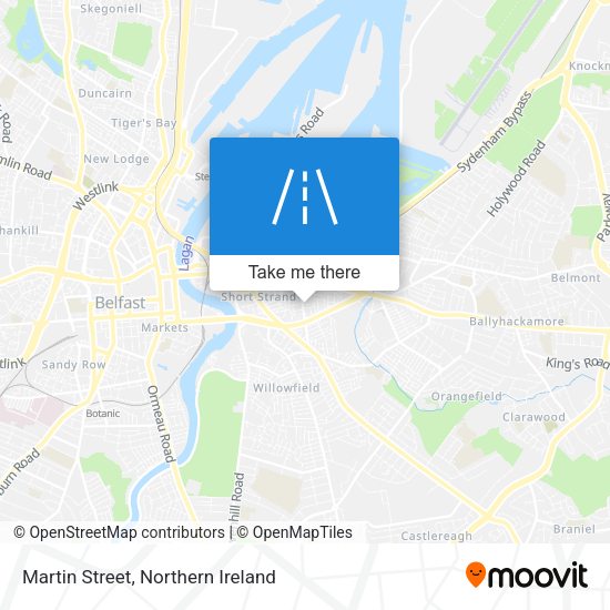 Martin Street map