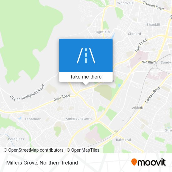 Millers Grove map