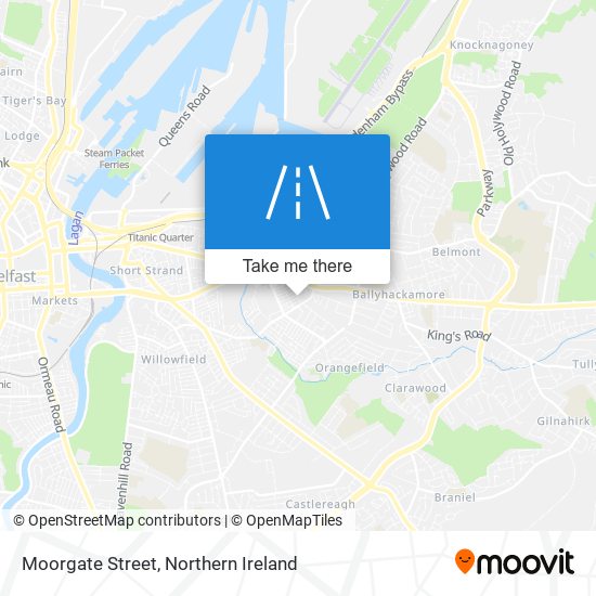 Moorgate Street map