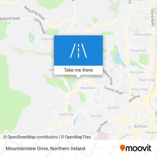 Mountainview Drive map