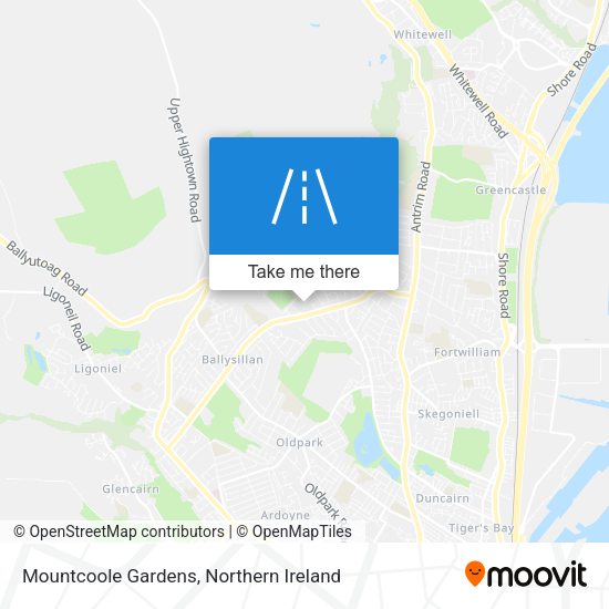 Mountcoole Gardens map