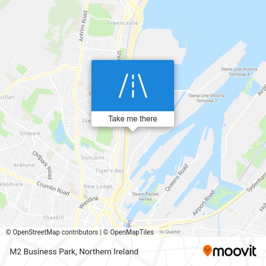 M2 Business Park map