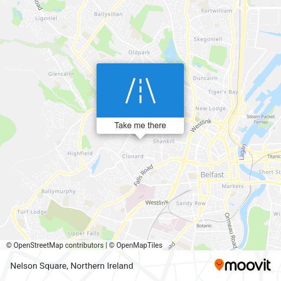 Nelson Square map